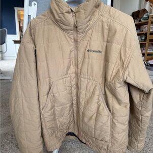 Columbia Tan Quilted Jacket